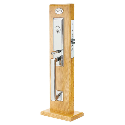 Manhattan Monolithic Mortise Entry Set – Polished Chrome