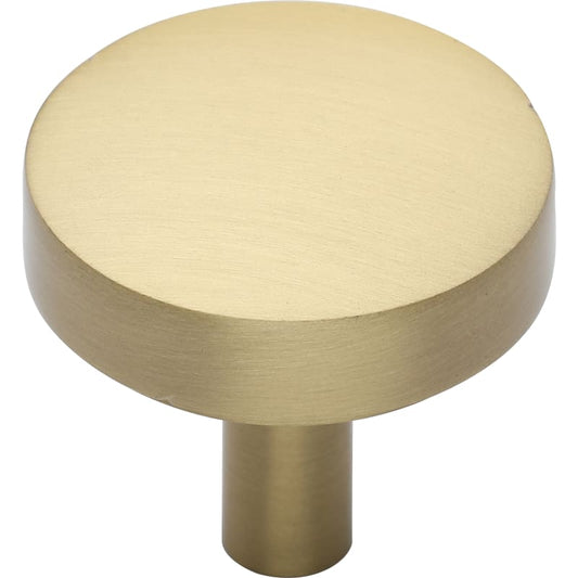 Ashley Norton Tayo Cabinet Knob - 1 1/4" Dia. - Satin Brass