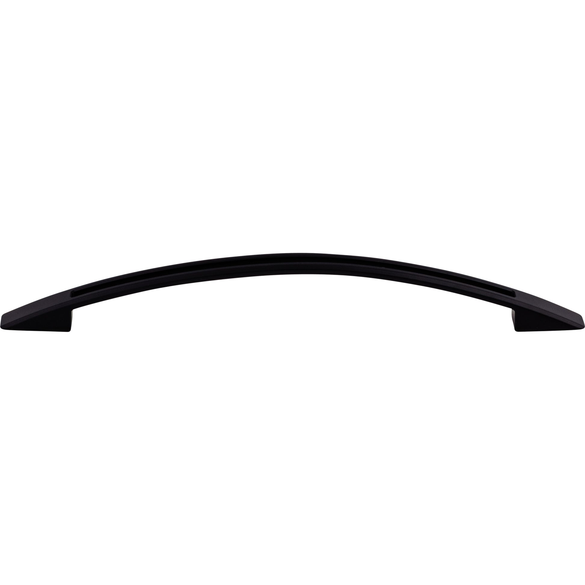Top Knobs Tango Cut Out 7 1/2" Center to Center Bar Pull - Flat Black