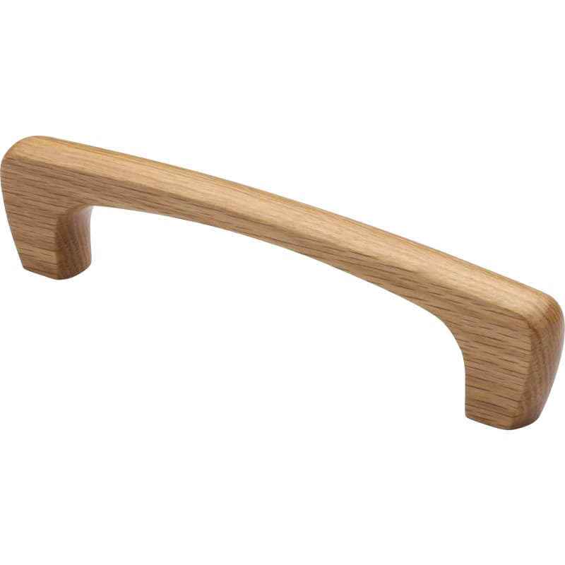 Ashley Norton Organic Designer Wood Cabinet Pull - 6 5/16" CTC - Oak (Lacquered)