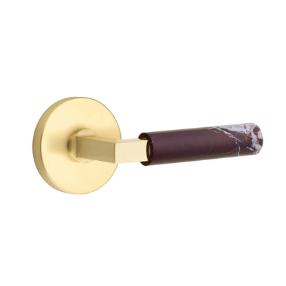 SELECT L-Square Rosso Levanto Marble Lever