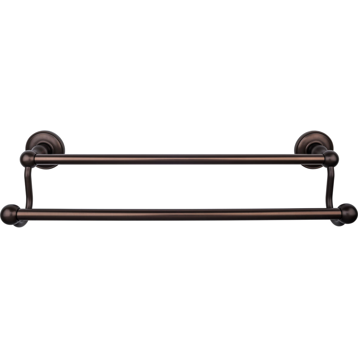Top Knobs Edwardian Bath Double Wall Mounted Towel Bar
