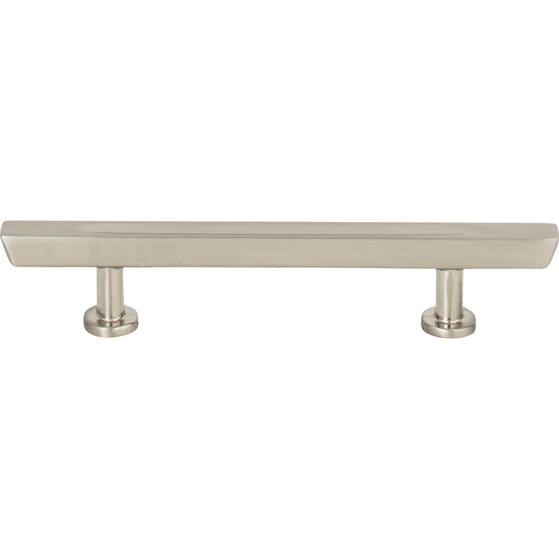 Atlas Tiki Hut Bar Pull - 3 3/4" CTC - Brushed Nickel