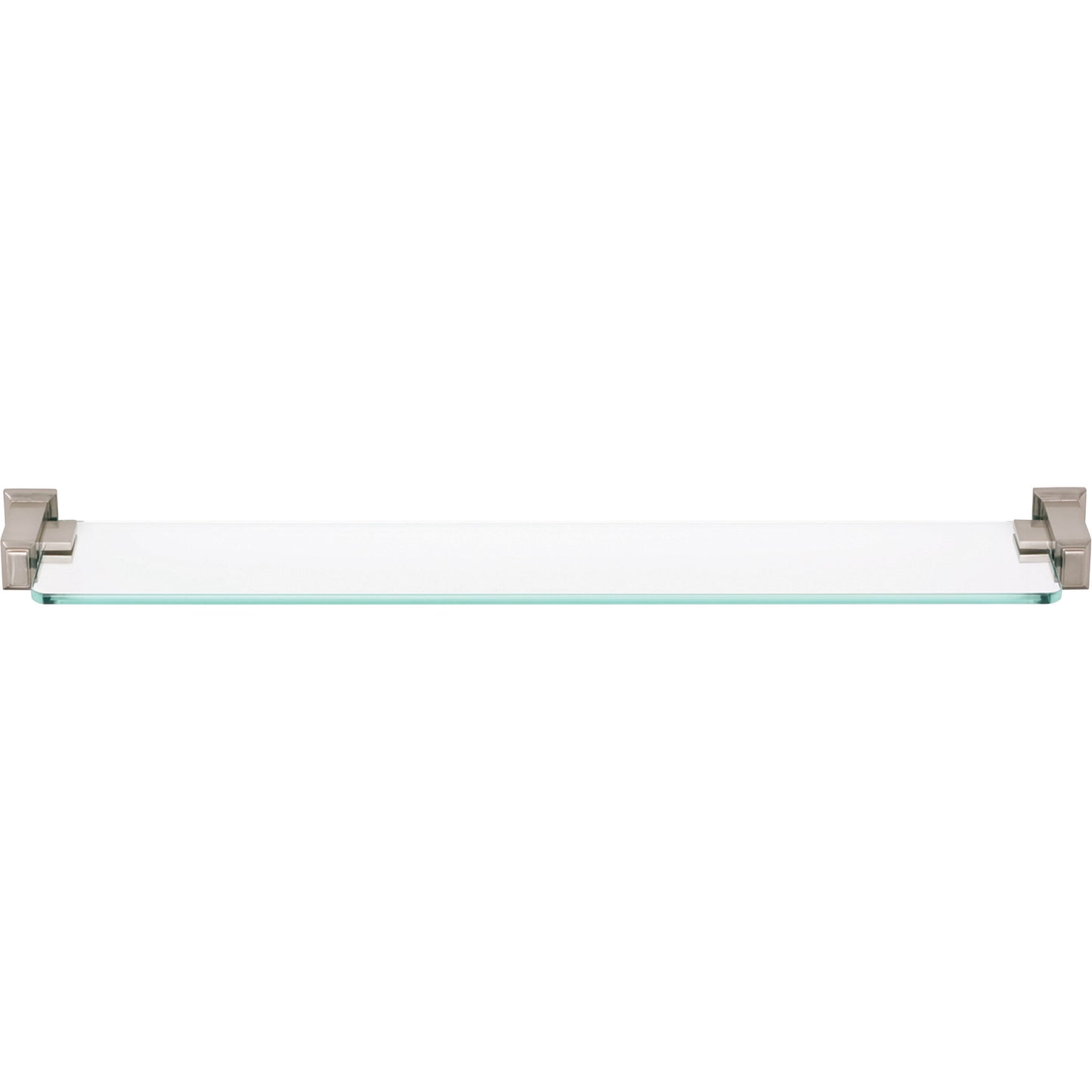 Sutton Place Bath Glass Shelf 24 Inches Polished Chrome