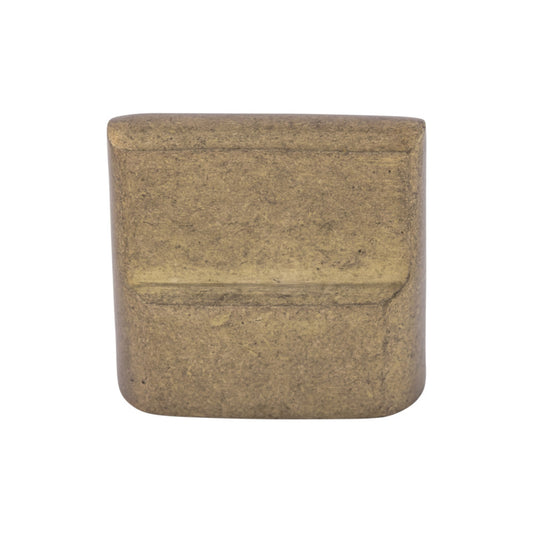 Top Knobs Aspen Flat Sided Rectangle Knob - Light Bronze