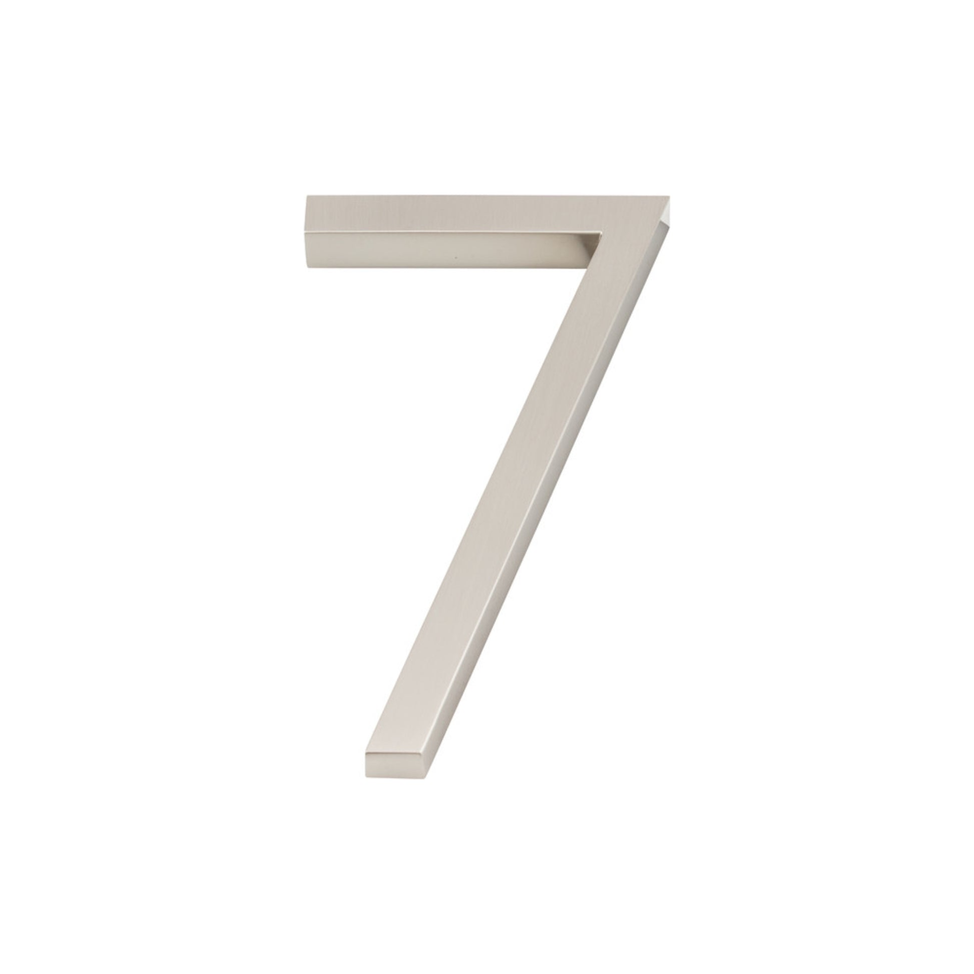 Atlas Modern Avalon 6" H  House Number (AVN7-L) - Brushed Nickel