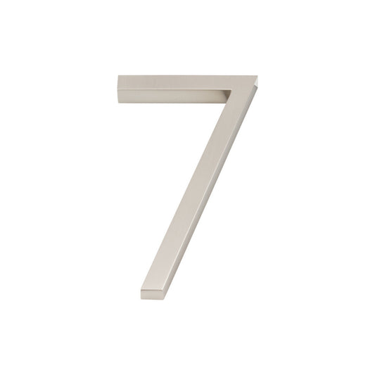 Atlas Modern Avalon 6" H  House Number (AVN7-L) - Brushed Nickel