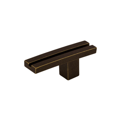 Top Knobs Inset Rail Length Geometric Knob