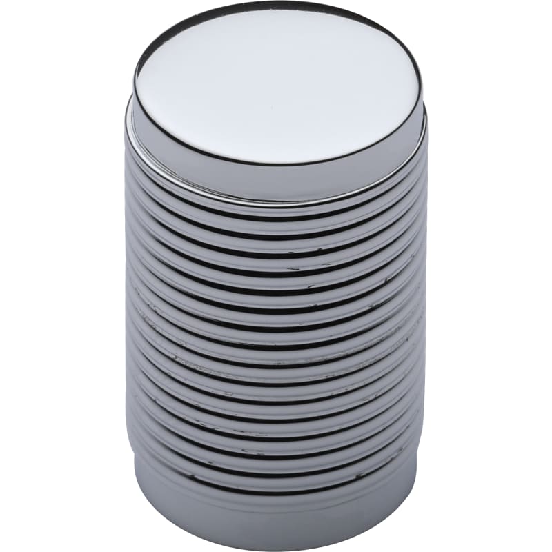 Ashley Norton Reeded Stick Cabinet Knob - Polished Chrome