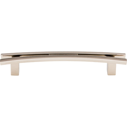 Top Knobs Flared Bar Pull - Brushed Satin Nickel