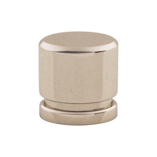 Top Knobs Oval Oval Knob - 1/2" - Brushed Satin Nickel