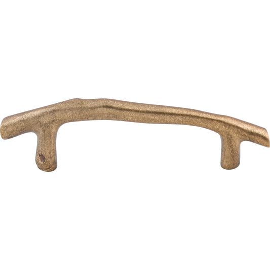 Top Knobs Aspen Twig Bar Pull - 3 1/2" CTC - Light Bronze