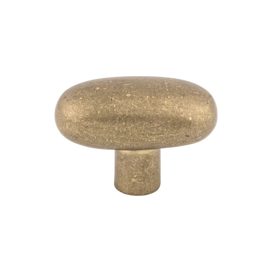 Top Knobs Aspen Large Potato Oval Knob - Light Bronze