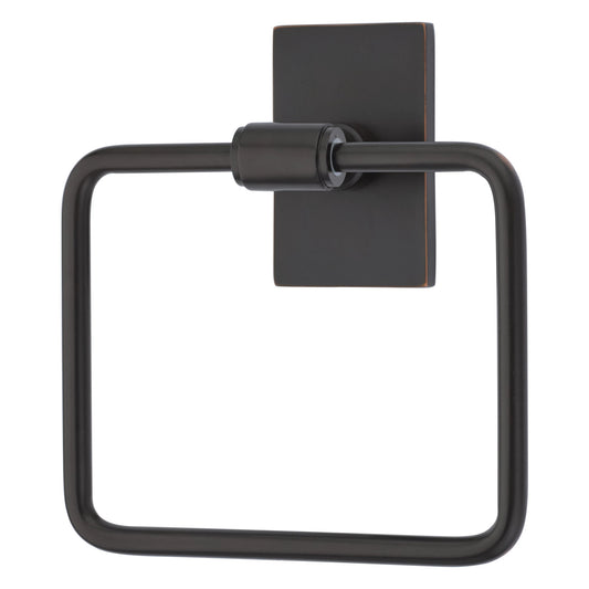 Transitional Brass Towel Ring