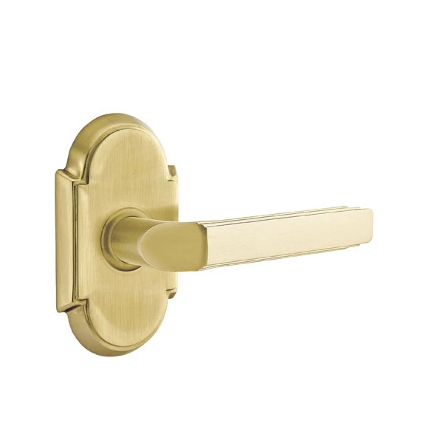Milano Lever Satin Brass