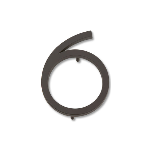Atlas Modern Avalon 4-1/2" H  House Number (AVN6) - Aged Bronze