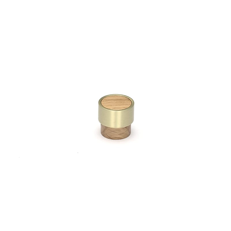Ashley Norton Designer Wood Round Knob - Oak (Lacquered)