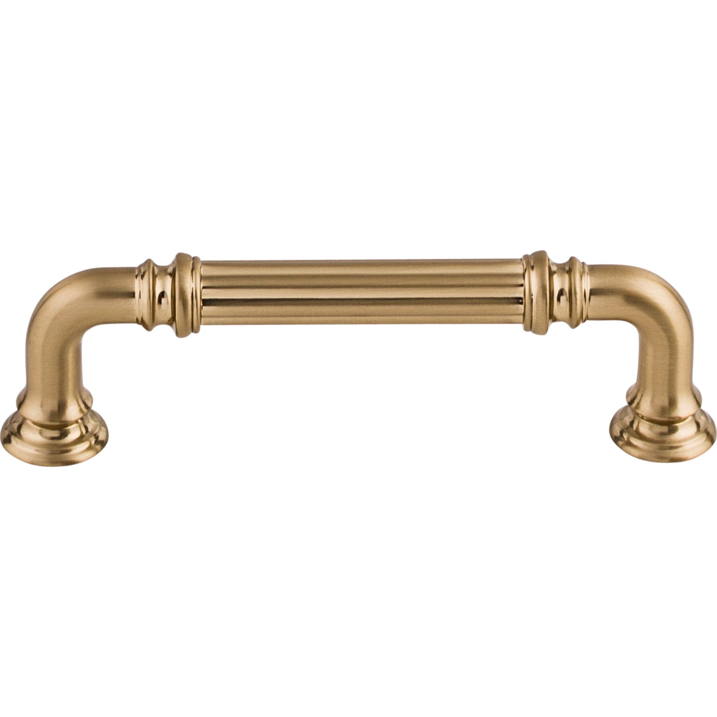 Top Knobs Reeded Bar Pull - 3 3/4" CTC - Ash Gray