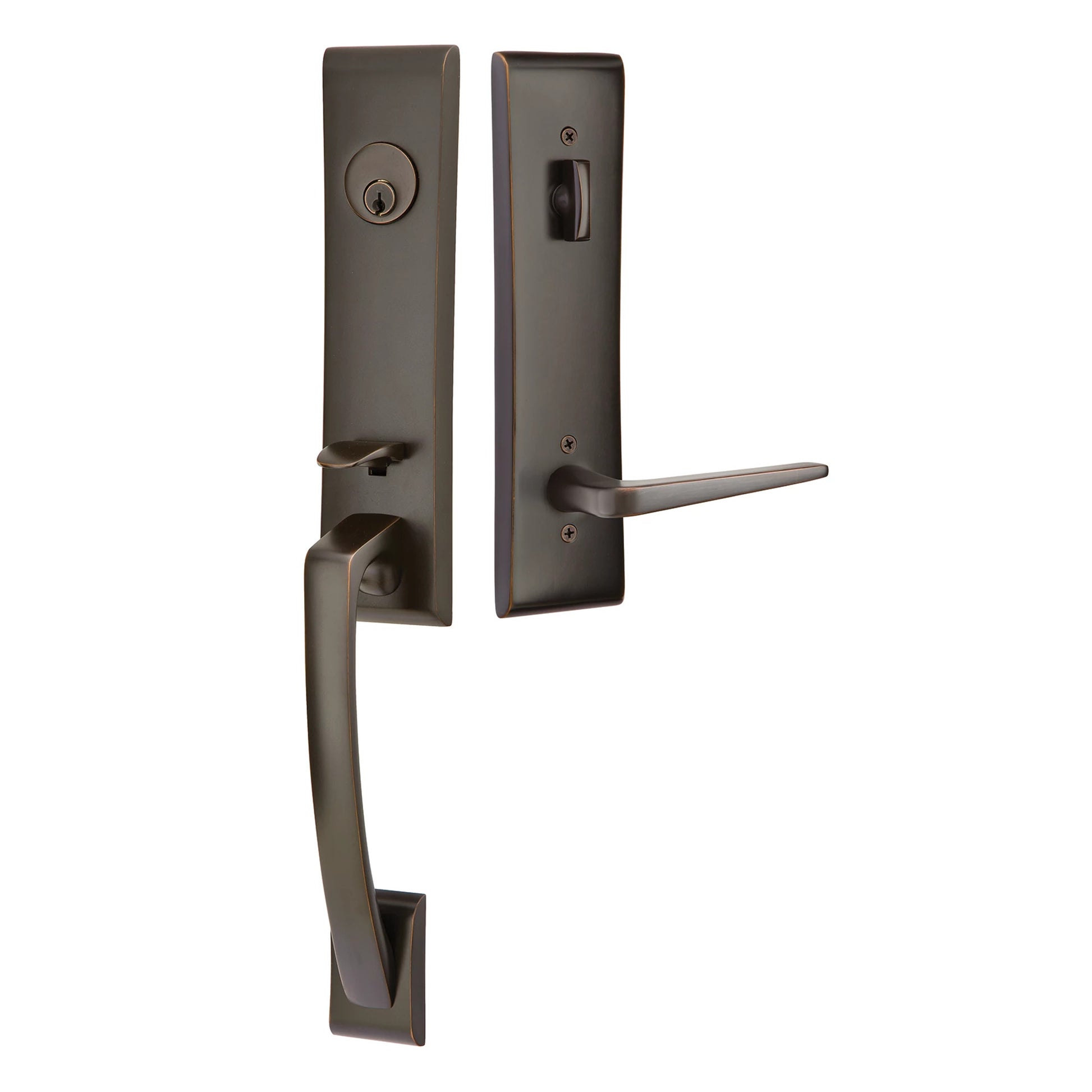 Apollo Monolithic Tubular Entry Set – Oil Rubbed Bronze