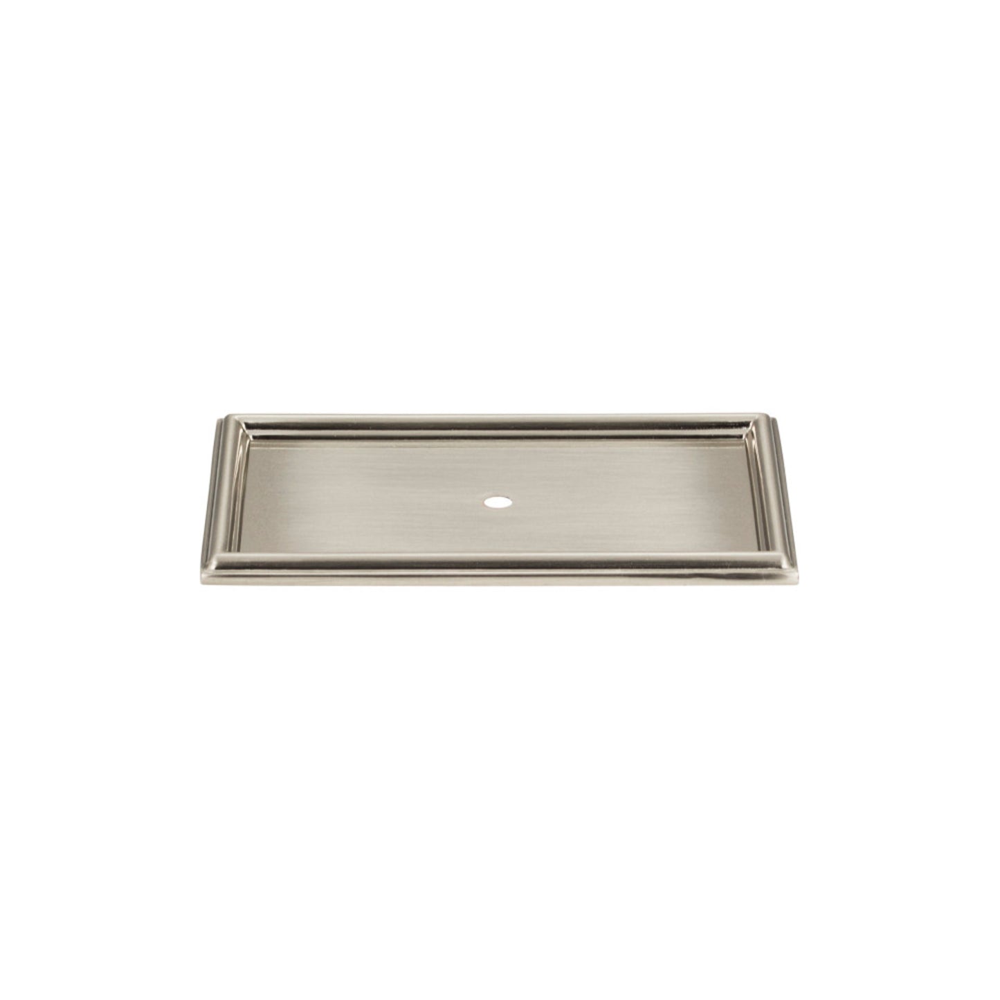 Atlas Campaign Rope Knob Backplate (379) - Brushed Nickel