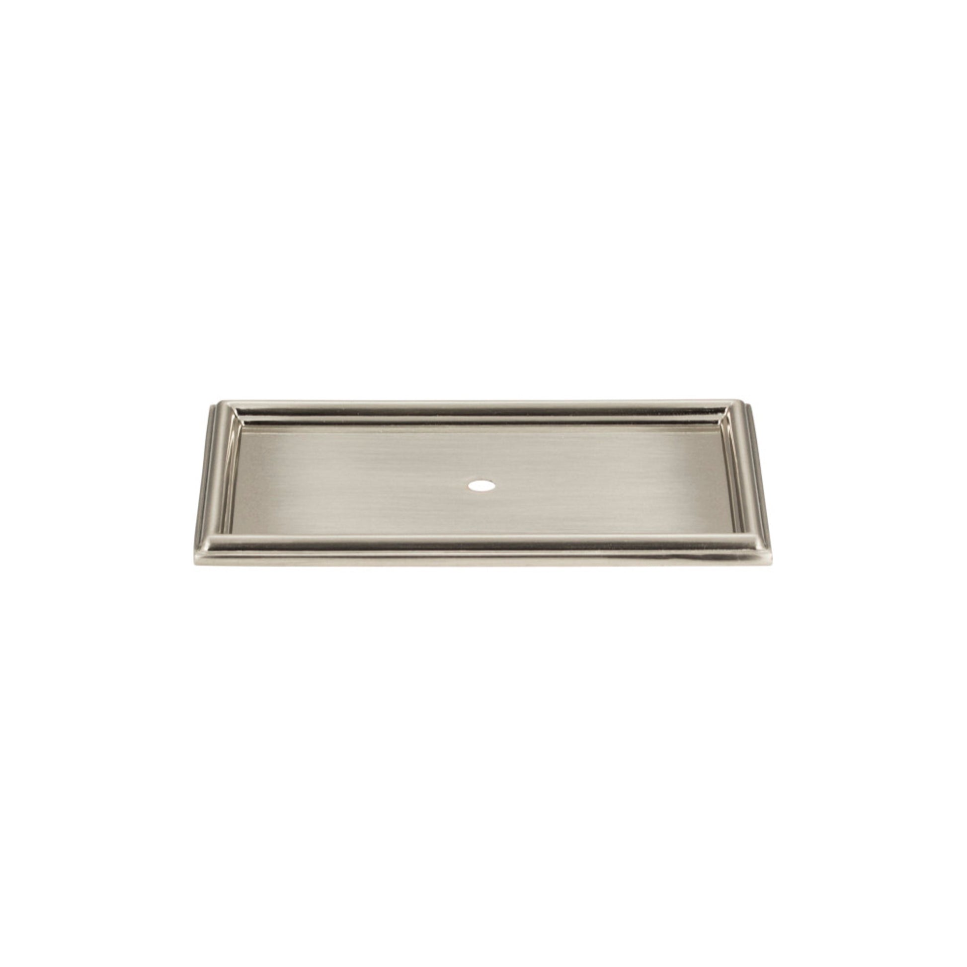 Atlas Campaign Rope Knob Backplate (379) - Brushed Nickel