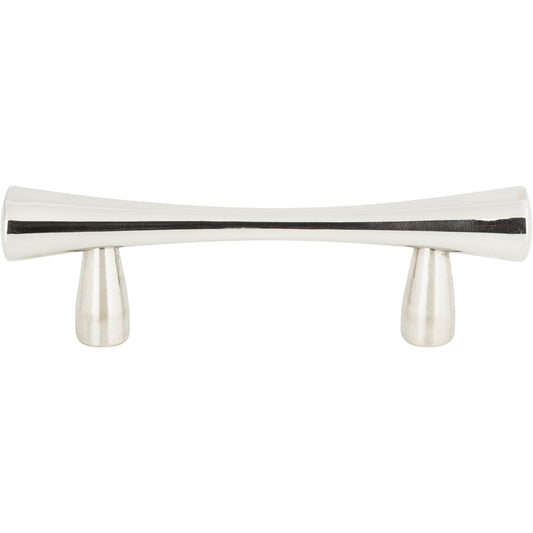 Atlas Fluted 2 1/2" Center to Center Bar Pull (A850) - Polished Stainless Steel