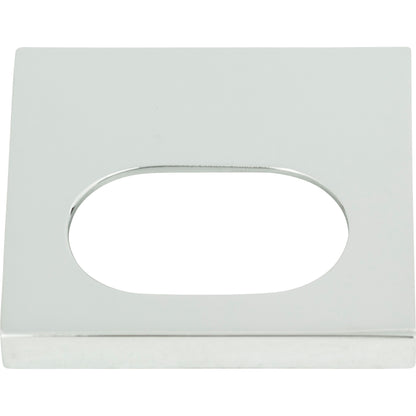 Atlas Modern Square Finger Pull - 1 1/4" CTC - Brushed Nickel
