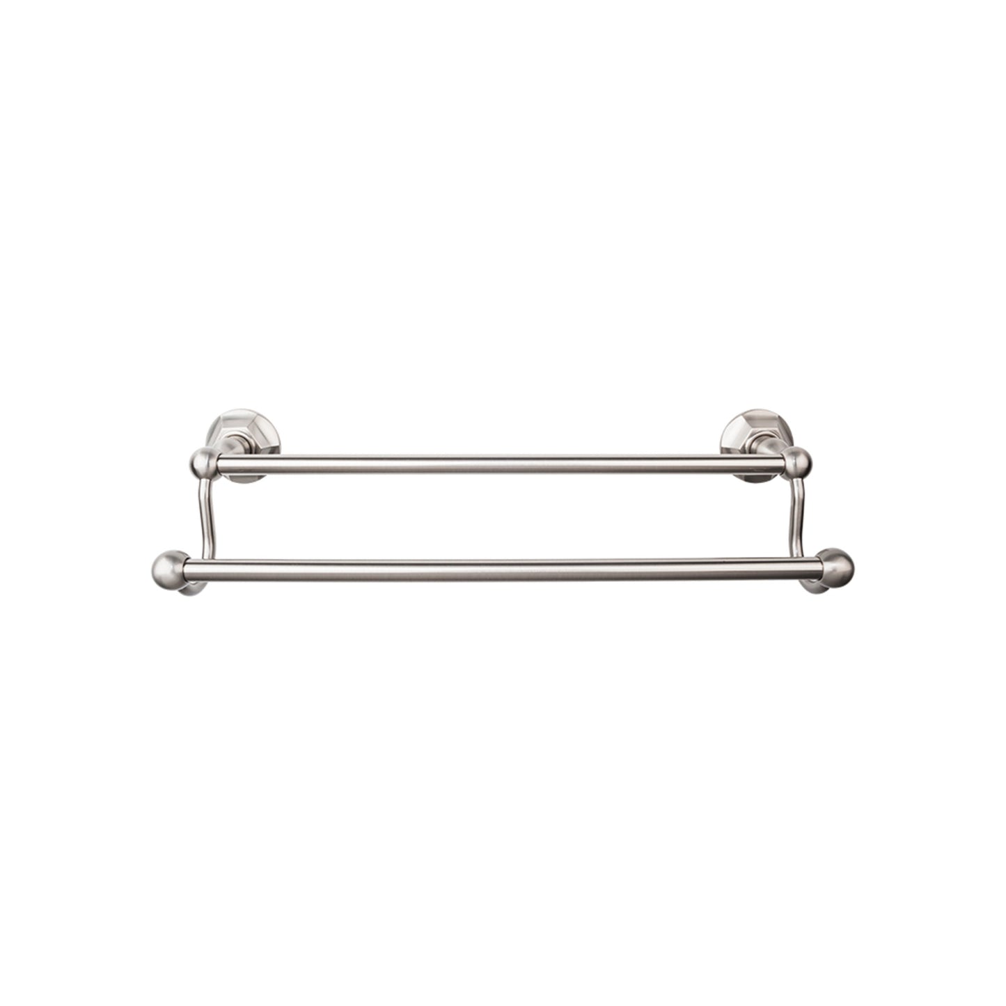 Top Knobs TOP BATH (R) Edwardian Bath Double 32 1/2" Wall Mounted  Towel Bar - Brushed Satin Nickel