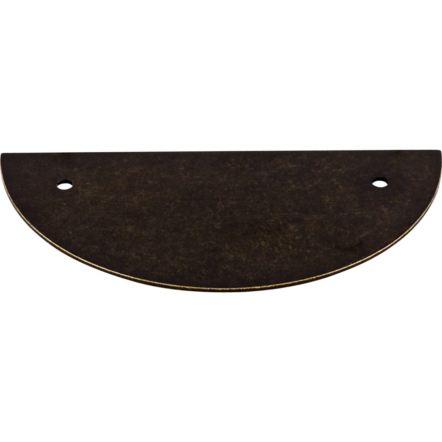 Half Circle 3 1/2" Center to Center Pull Backplate