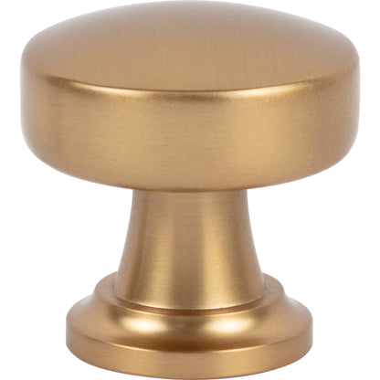 Atlas Browning Round Knob - Brushed Nickel