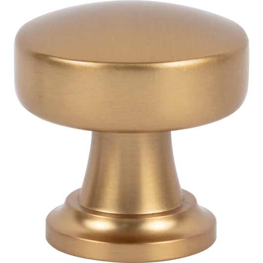 Atlas Browning Round Knob - Brushed Nickel