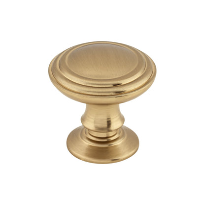 Top Knobs Reeded Round Knob - 1 1/4" Dia. - Ash Gray