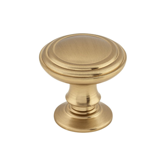 Top Knobs Reeded Round Knob - 1 1/4" Dia. - Ash Gray