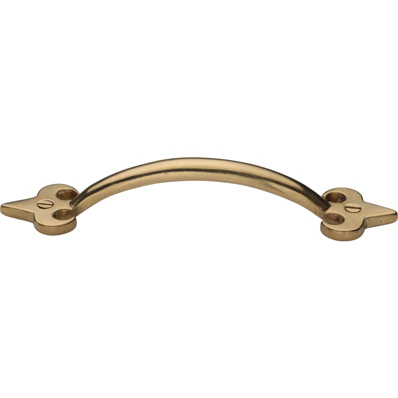Front Mounted Fleur-de-lis Cabinet Pull