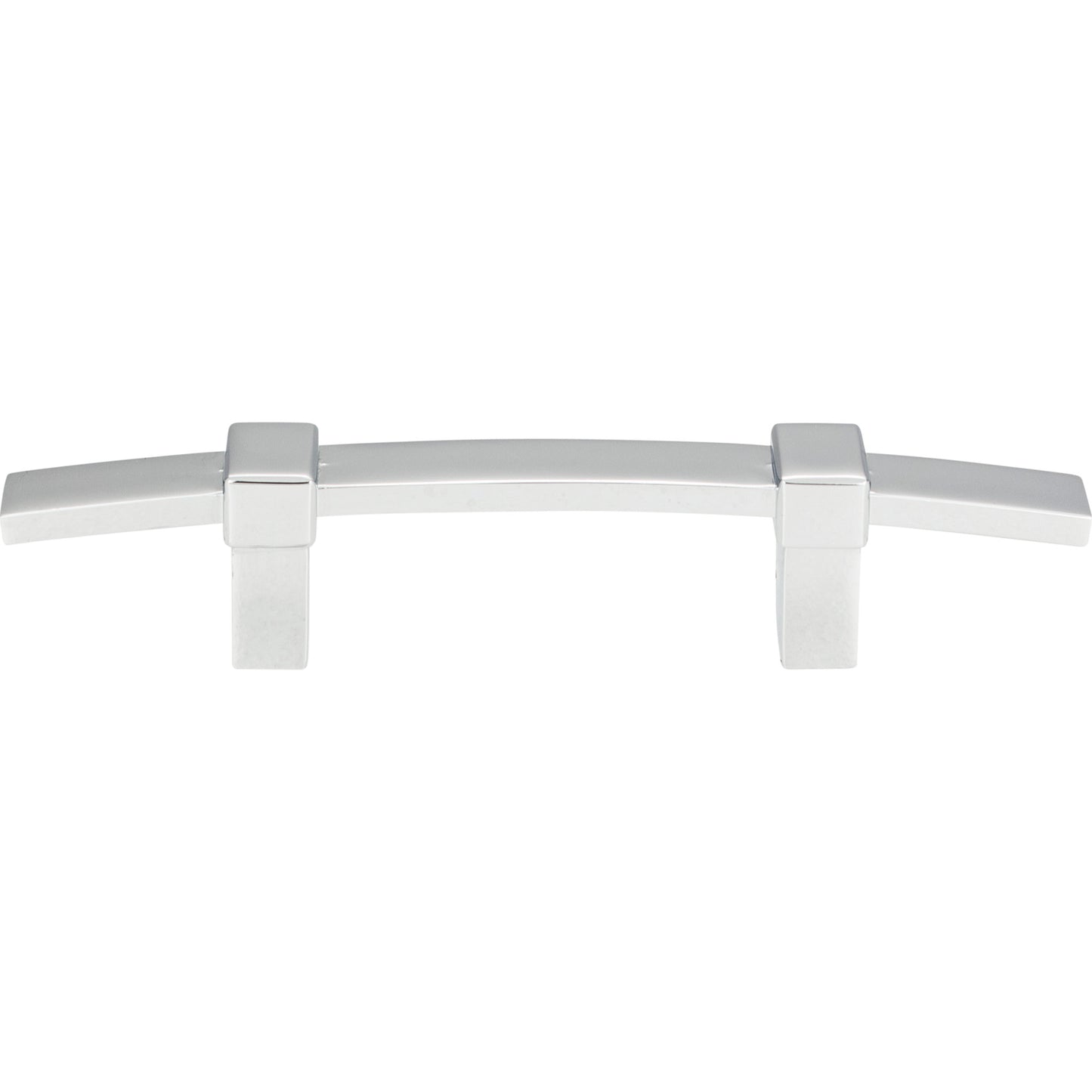 Atlas Buckle Up Bar Pull - 3" CTC - Brushed Nickel
