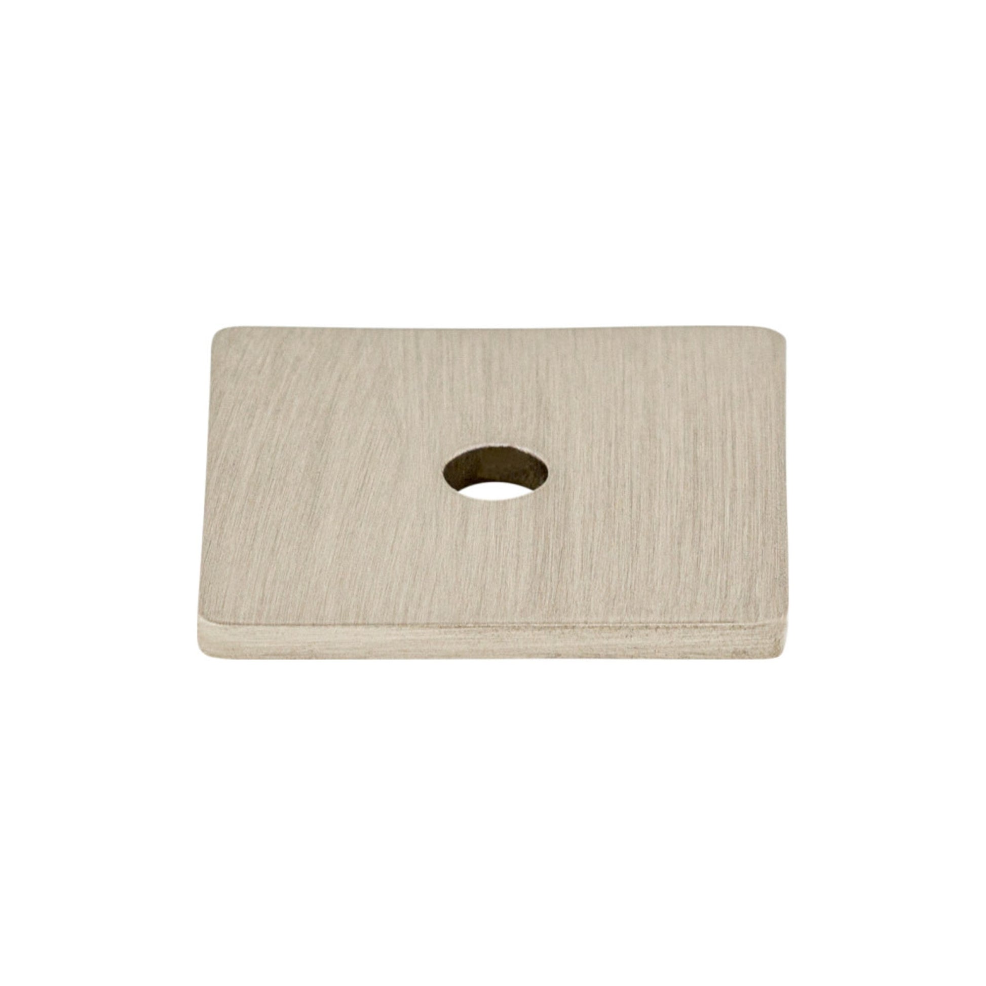 Top Knobs Square Knob Backplate - 1" - Brushed Satin Nickel