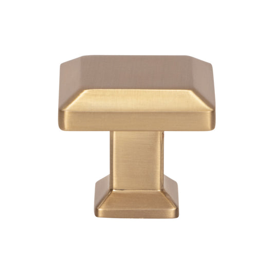 Atlas Sweetbriar Lane Square Knob - Brushed Nickel