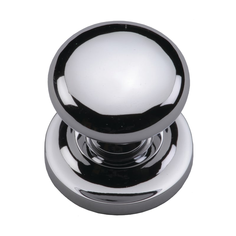 Round Cabinet Knob on Rose