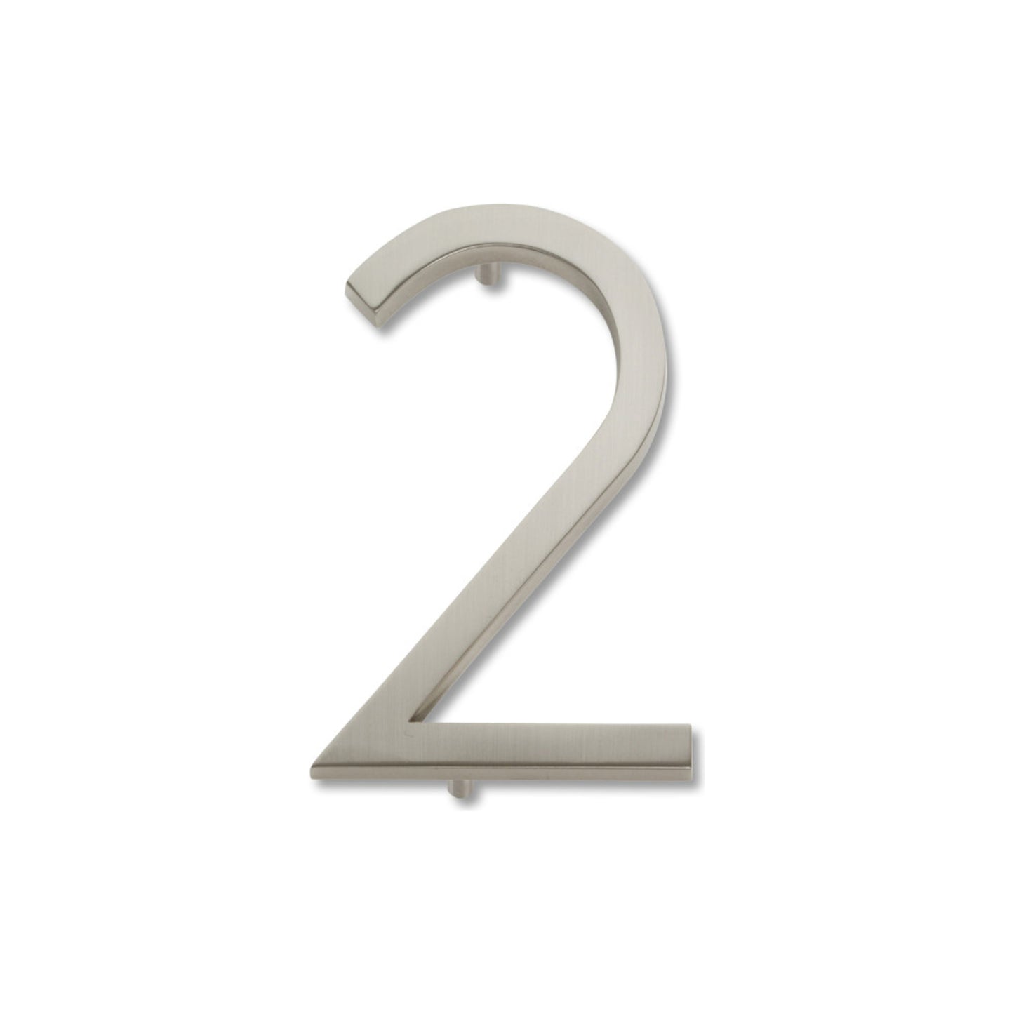 Atlas Modern Avalon 4-1/2" H  House Number (AVN2) - Brushed Nickel
