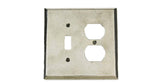 Caste Bronze Switch Plates Single Toggle/Duplex Receptacle
