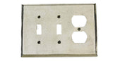 Caste Bronze Switch Plates Double Toggle/Duplex Receptacle