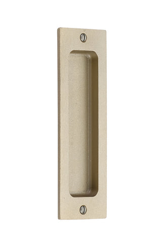 Rustic Modern Rectangular Bronze Flush Pull 2" x 6"