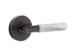 T- Bar White Marble Lever