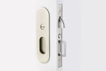 Narrow Oval Pocket Door Mortise Locks