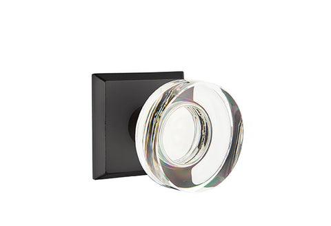 Modern Disk Crystal Knob-Bronze
